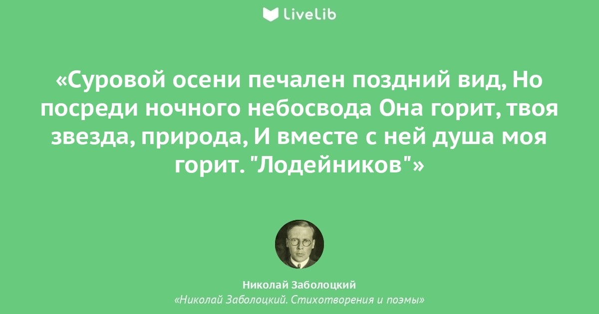 Суровой осени печален поздний вид