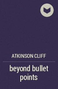 Atkinson Cliff - beyond bullet points