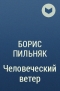 Борис Пильняк - Человеческий ветер