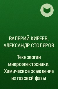  - Технологии микроэлектроники. Химическое осаждение из газовой фазы