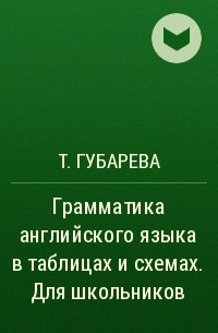 Грамматика английского языка в таблицах и схемах губарева pdf