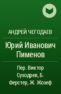 Андрей Чегодаев - Юрий Иванович Пименов