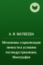 А. И. Матвеева - Механизмы социализации личности в условиях постиндустриализма. Монография
