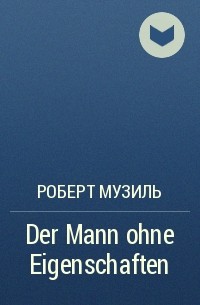 Роберт Музиль - Der Mann ohne Eigenschaften 